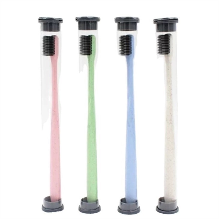 Eco Bamboo Carbon Wheat Straw Toothbrush