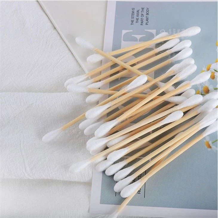 eco friendly natural bamboo cotton buds