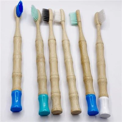 Biologisch abbaubare Duopont Borsten Bambuszahnbürsten